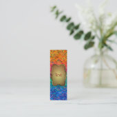 Bladwijzer Visitekaartje Vloeibare kleuren (Staand voorkant)