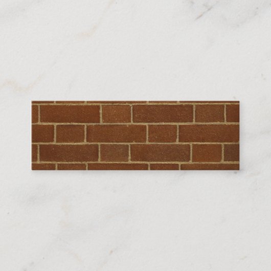 Bladwijzer visitekaartje wandstenen (Voorkant)