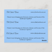 Bladwijzer/Visitekaartjes Landschap Post Card Briefkaart (Achterkant)