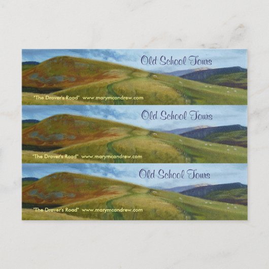 Bladwijzer/Visitekaartjes Landschap Post Card Briefkaart (Voorkant)