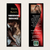 Bladwijzer voor Auteur Promotie Spiegel Broke Mini Visitekaartjes (Voorkant /achterkant)