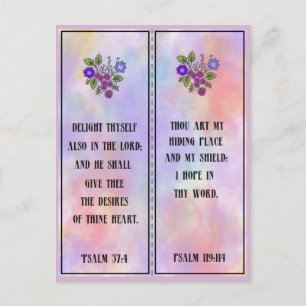 Bladwijzer voor Charming Colorful Scripting Briefk Briefkaart