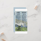 Bladwijzer voor Christelijke Waterverf Natuur Scri Kaart (Voorkant / Achterkant in situ)