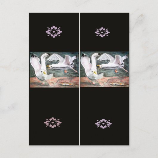 Bladwijzer voor de bestrijding van zeegarenden briefkaart (Voorkant)