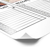 Bladwijzer voor gepersonaliseerde fotoleeslijst foto afdruk (Hoek)