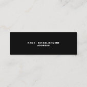 Bladwijzer voor katten op boeken mini visitekaartje (Achterkant)