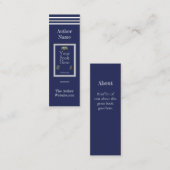 Bladwijzer voor kinderboek of avontuurboek mini visitekaartje (Voorkant / Achterkant)