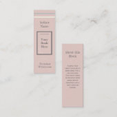 Bladwijzer voor kinderboek of -Romance Mini Visitekaartje (Voorkant / Achterkant)