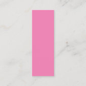 Bladwijzer voor konijnengeluk mini visitekaartje (Achterkant)