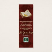 Bladwijzer voor promotiemateriaal van de Bourgogne Mini Visitekaartjes (Achterkant)