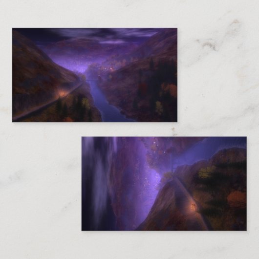 Bladwijzer voor thuisverlichting visitekaartje (Voorkant / Achterkant)