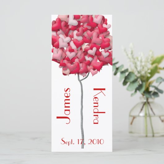 Bladwijzer voor weddenschappen Teken Heart Boom (Staand voorkant)