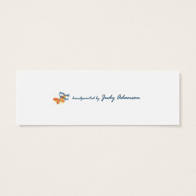 bladwijzer 'Young as you Feel' Mini Visitekaartjes (Achterkant)