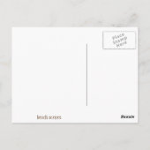 Bladwijzer  zeeschelpen briefkaart (Achterkant)