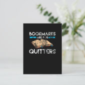 Bladwijzer zijn voor afdrukte Quitters Reader Briefkaart (Staand voorkant)