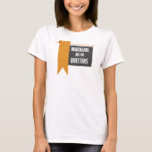 Bladwijzer zijn voor Quitters Funny Readers T-shirt (Voorkant)