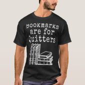 Bladwijzer zijn voor Quitters leraar in het READom T-shirt (Voorkant)