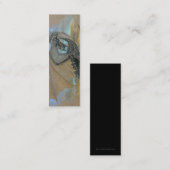 BLADWIJZER - Zwarte draak Mini Visitekaartje (Voorkant / Achterkant)