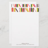 Bladworm — Aangepaste schrijfbenodigdheden Briefpapier (Voorkant / Achterkant)