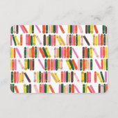 Bladworm — Aangepaste schrijfbenodigdheden Notitiekaartje (Achterkant)