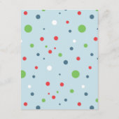 Bladworm Baby shower Blauw 2x Bladwijzer Informatiekaartje (Achterkant)