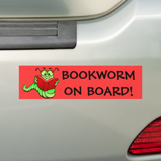 Bladworm Bumpersticker (Op auto)
