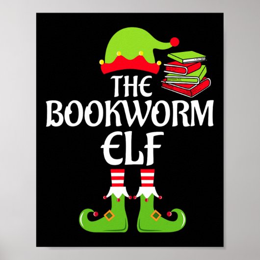 Bladworm Elf Matching Family Group - Kerstfeest Poster (Voorkant)