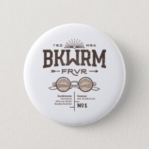Bladworm Forever BKWRM FRVR Ronde Button 5,7 Cm