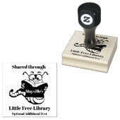 Bladworm Rubberstempel (Gestempeld)