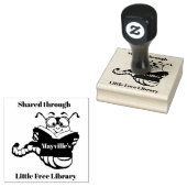 Bladworm Rubberstempel (Gestempeld)