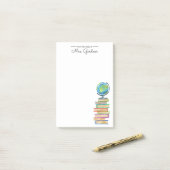 Bladworm van wereldklasse | Kindergarten leraar Post-it® Notes (Op bureau)