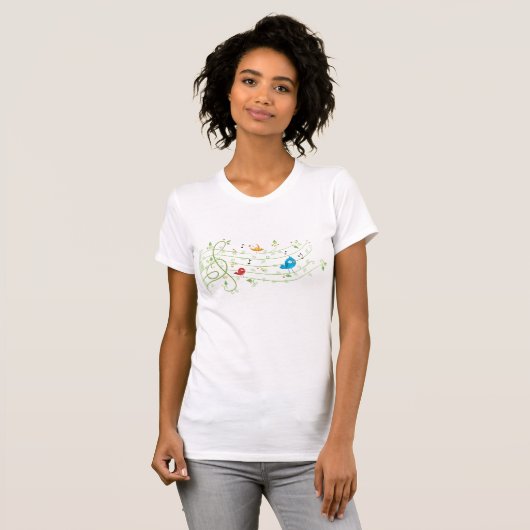 Bladzijde Personeelslijn Vrouwen T-shirt (Voorkant volledig)