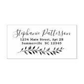 Bladzijde rand Elegant retour adres Rubberstempel (Afrduk)