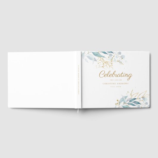 Bladzijde "Viering van het leven" Wit Gastenboek (Volledig)