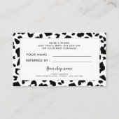 bladzijdeafdruk aanbevelingskaartje (Achterkant)