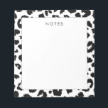 bladzijdeafdruk notitieblok<br><div class="desc">Een eenvoudig maar opvallend modern design met een luipaard afdrukpatroon. Volledig aanpasbaar: u kunt de achtergrondkleuren en spikkelkleuren wijzigen in creëer uw eigen ontwerp.</div>