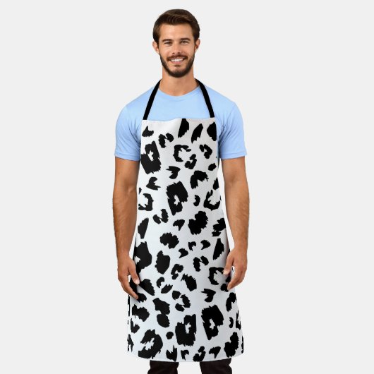 bladzijdeafdruk schort (Gedragen)