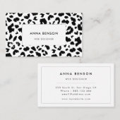 bladzijdeafdruk visitekaartje (Voorkant / Achterkant)