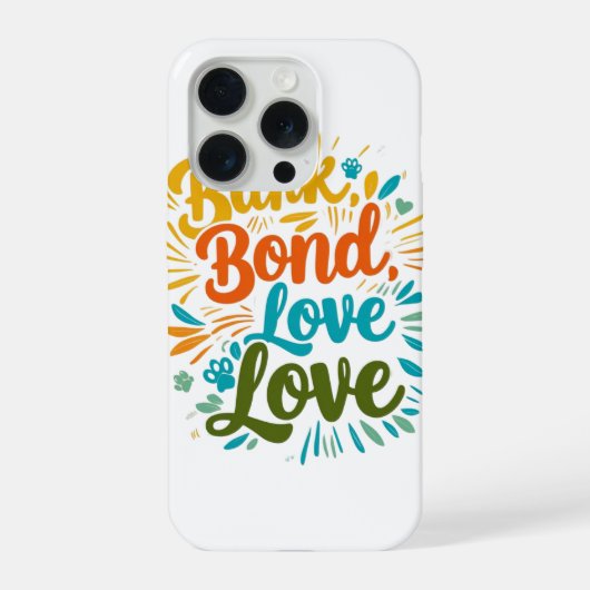 Blaf Bond Liefde iPhone Hoesje (Achterkant)