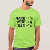 Blaf de Stemming 2024 Verkiezingen- Stemhond in 20 T-shirt (Voorkant)