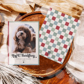 Blaf Humbug Hond Foto Grappige Kerstmis Feestdagenkaart