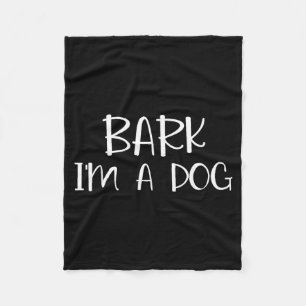 Blaf Ik Ben Een Hond Lui Halloween Kostuum Fleece Deken