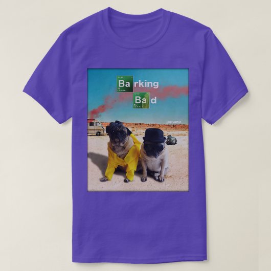 blaffend bad t-shirt (Design voorkant)