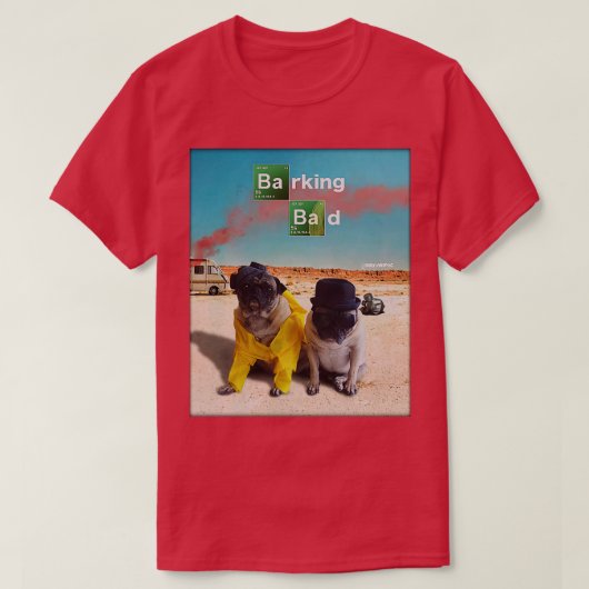 blaffend bad t-shirt (Design voorkant)