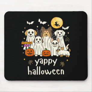 BlAffende Halloween Grappige Hond Geesten Hallowee Muismat