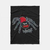 Blaffende Spin Fleece Deken (Voorkant)