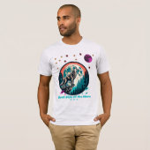 Blafzijde van de maan t-shirt (Voorkant volledig)