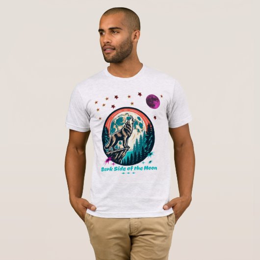 Blafzijde van de maan t-shirt (Voorkant volledig)