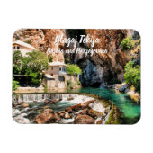 Blagaj Tekija Dervish Bosnië Herzegovina gestileer Magneet (Horizontaal)