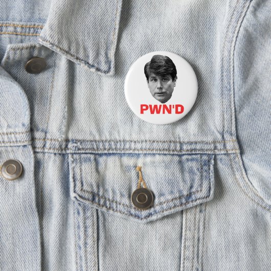 Blagojevich:  PWN'D Ronde Button 5,7 Cm (In situ)